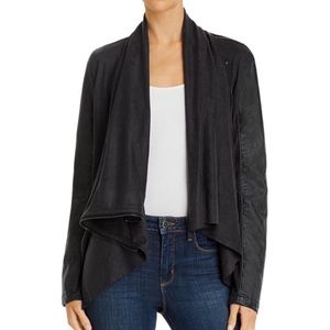 BLANKNYC
Faux Suede Drape Front Jacket